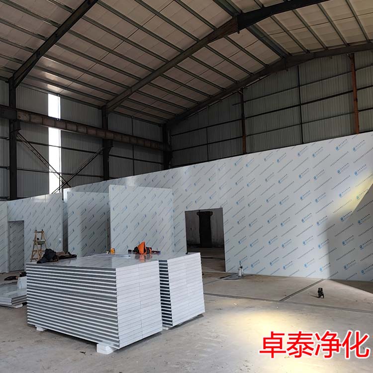 河北凈化車間施工現場圖，裝修河北凈化車間找卓泰凈化工程
